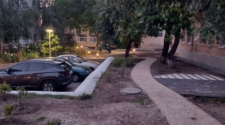 Завершено систему зовнішнього та декоративно-ландшафтного освітлення Реабілітаційного центру в Полтавській області.