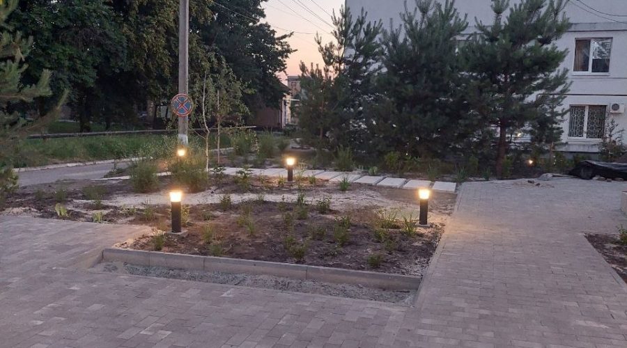Завершено систему зовнішнього та декоративно-ландшафтного освітлення Реабілітаційного центру в Полтавській області.