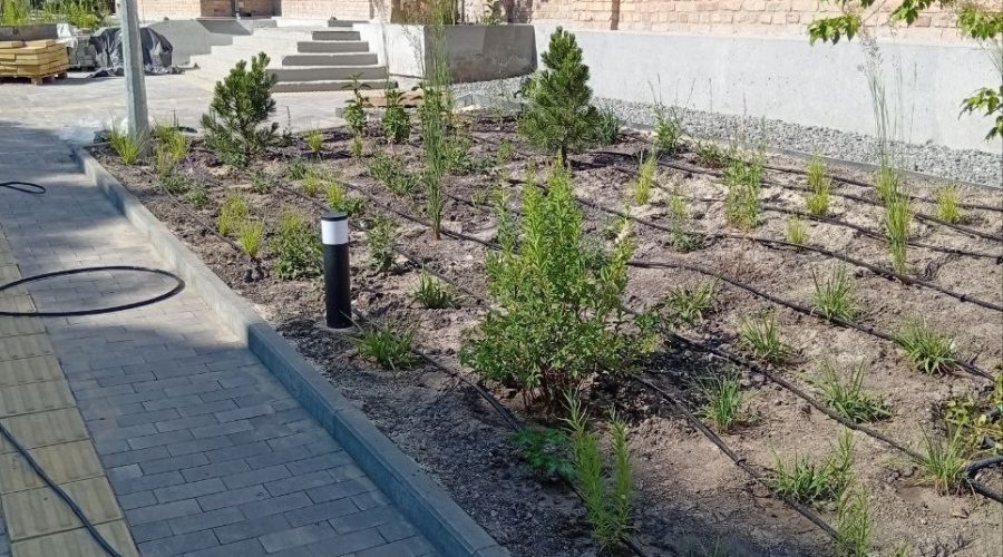 Завершено систему зовнішнього та декоративно-ландшафтного освітлення Реабілітаційного центру в Полтавській області.